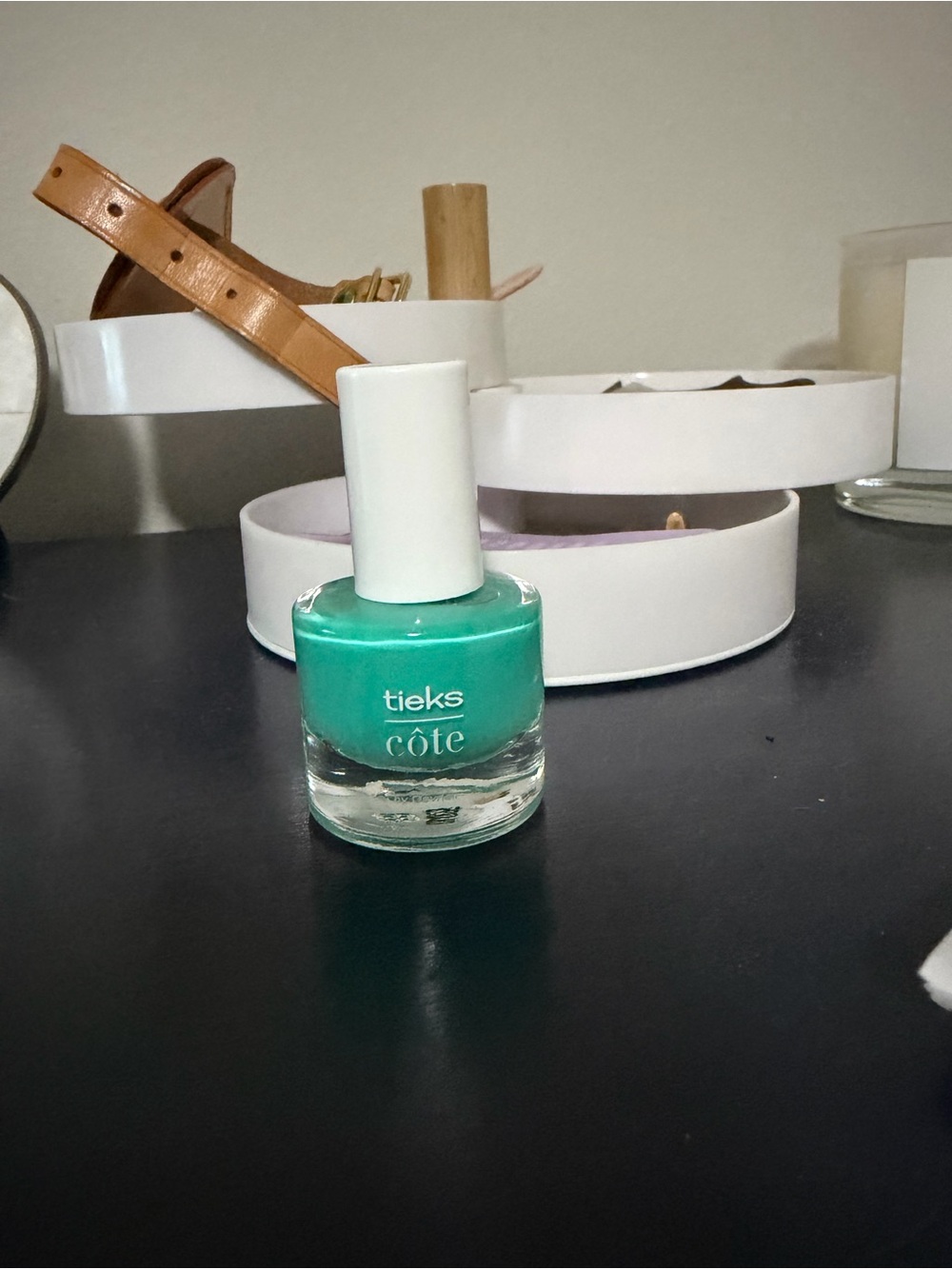 Tieks Côte Nail Polish in Teal-Green